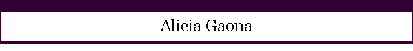 Alicia Gaona