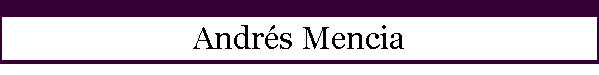 Andr�s Mencia