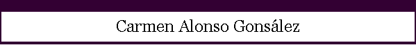 Carmen Alonso Gons�lez