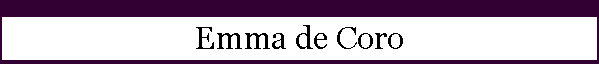 Emma de Coro