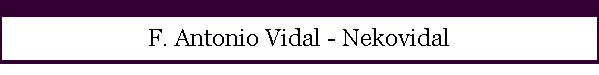 F. Antonio Vidal - Nekovidal