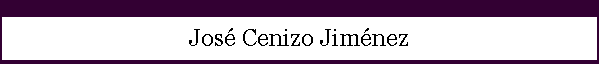 Jos� Cenizo Jim�nez