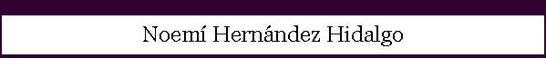 Noem Hernndez Hidalgo