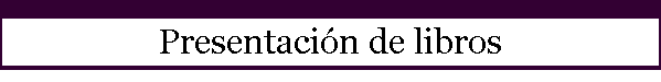 Presentacin de libros
