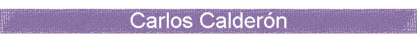 Carlos Calder�n