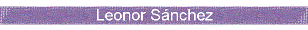 Leonor S�nchez