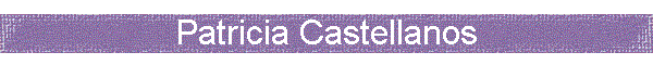 Patricia Castellanos