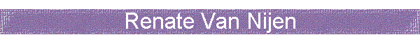 Renate Van Nijen